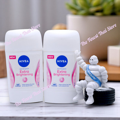 Nivea Extra Brightening Deo Stick Anti-Perspirant Underarm Deodorant 50ml x2