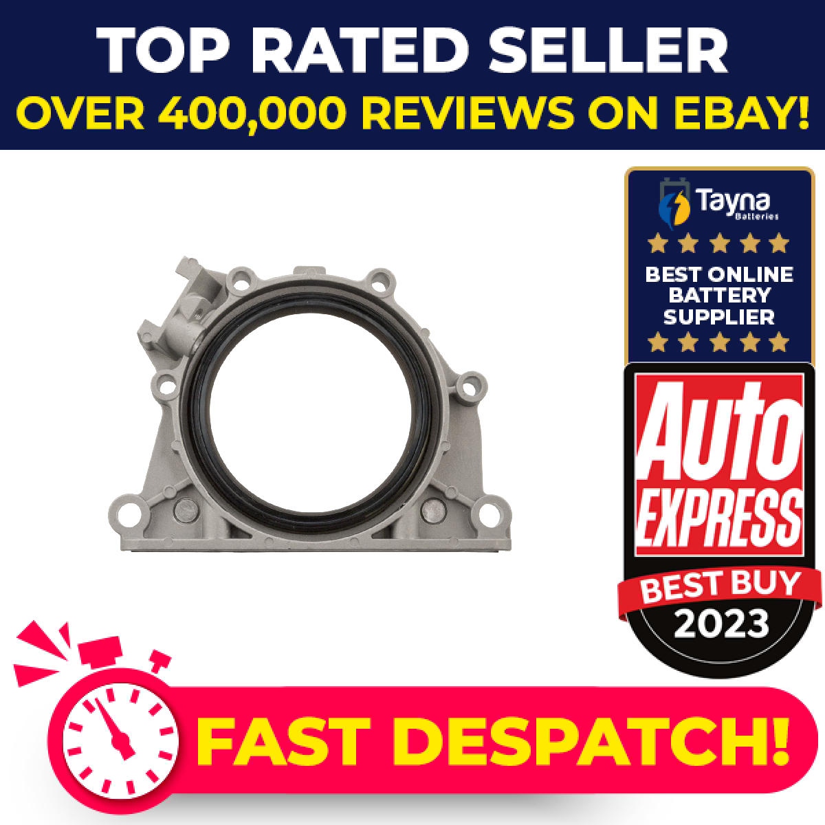 Crankshaft Oil Seal fits BMW 530D E60, E61 3.0D Inner 02 to 09 11147787262 Febi