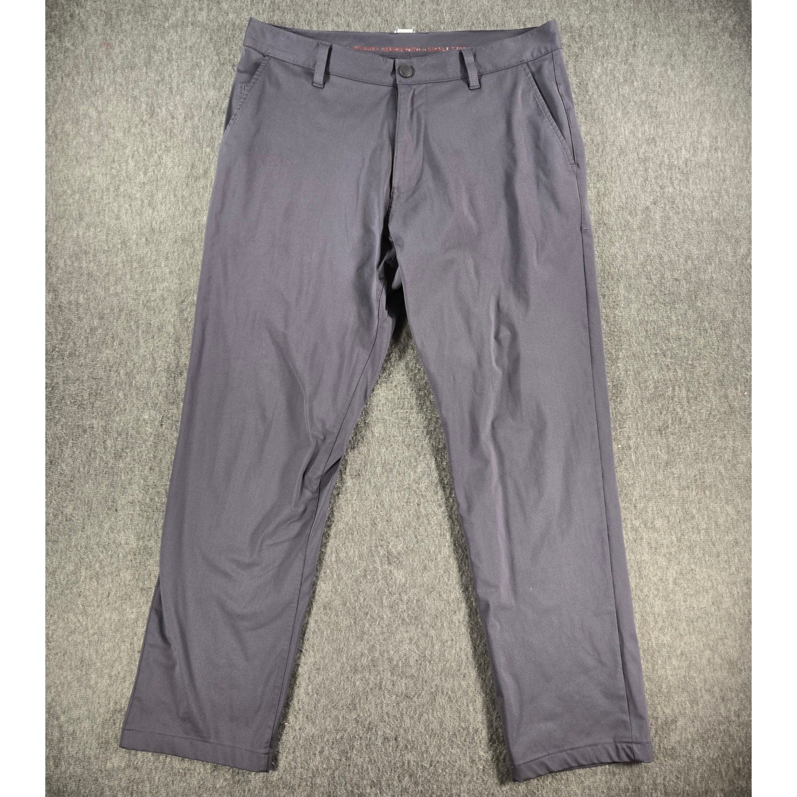 Rhone Commuter Pants Slim Mens 32x28 Charcoal Performance Chino Stretch Golf