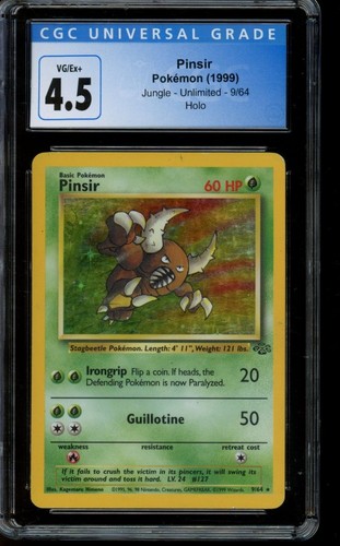 Pinsir (Unlimited) graded CGC 4.5 for sale on eBay