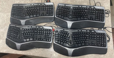LOT of 4 Microsoft Natural Ergonomic Keyboard...