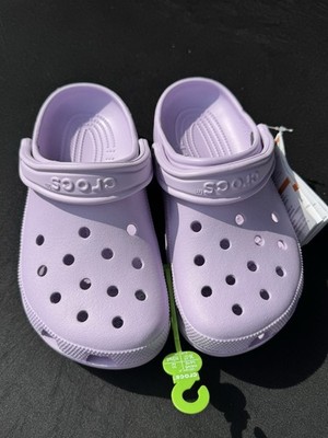   Crocs Classic Clog Color Purple Lavender C-12 with Tags Fast Shipping.