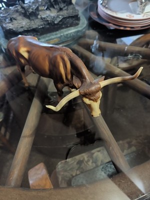 Vintage 1970's BREYER No.75 Texas Longhorn Bull USA
