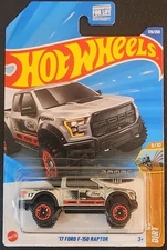 🆕 2025 HOT WHEELS 178/250 '17 FORD F-150 RAPTOR ZAMAC #010 WALMART SERIES 