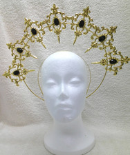 Halo Gold Tone Crown Headband