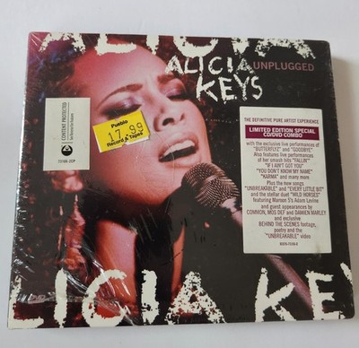 Unplugged (CD & DVD) - Audio CD By Alicia Keys  sealed limited edition NOS