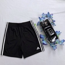 Adidas NWT Black Performance Shorts Boys M 10/12