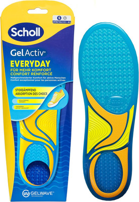 Scholl GelActiv Everyday Einlegesohlen 35.5-40.5 GelWave Technologie 1 Paar