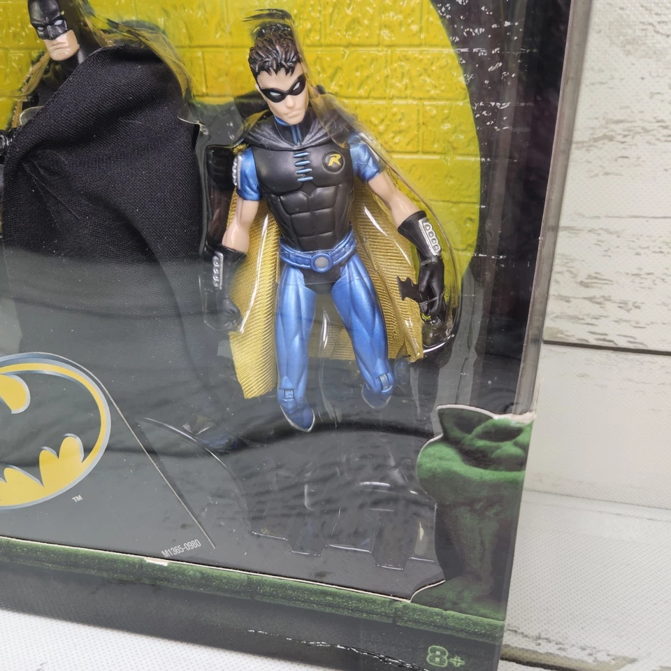 Mattel DC Batman And Robin 2 Pack 2007 6" Figuras de Acción Ajustables Nuevas Foto 3 de 4