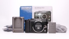 Olympus PEN E-PL2 12.3MP Digital Camera - Black - MINT Shutter count only 421