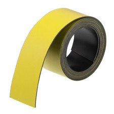 Dry Erase Magnetic Strip 1 Inch x 3.3 Feet Stickers Writable Yellow