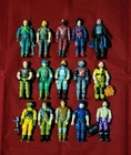 15 Vintage GI Joe Cobra 3.75 Action Figure Lot with some accessories!