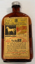 VTG 1930s WHITE HORSE CELLAR SCOTCH WHISKY ORIGINAL RECIPE EMPTY BOTTLE
