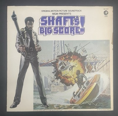 OST LP VG+ SHAFT'S BIG SCORE Gordon Parks Jazzy Funky Ultrasonic Cleaned