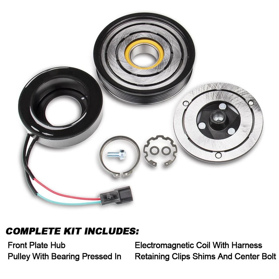 Комплект муфты компрессора кондиционера для Nissan Sentra 4CYL 2007 2008 2009 2010 2011 2012 - Изображение 2 из 4