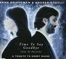 SARAH BRIGHTMAN ANDREA BOCELLI - Time To Say Goodbye - CD - Single Import - *VG*