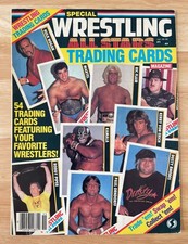 1985 Wrestling All Stars COMPLETE SET 54 Magazine Trading Cards Uncut Hogan etc