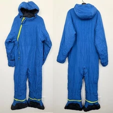 Selk'Bag Lite Wearable Sleeping Bag Blue Hooded Size Medium Fits Up To 5'5"