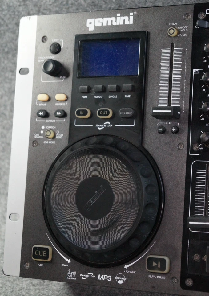 Gemini CDM-3610 Dual CD MP3 DJ Mixing Console | Rackmount | Pre-Owned - Image 2 of 4
