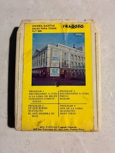 Daniel Santos - Salsa Para Todos - 8 Track Cartridge Tape - Fragoso Records