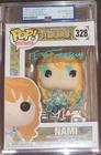 Funko Pop! Vinyl: One Piece - Nami #328 Signed Luci Christian PSA Slab authentic