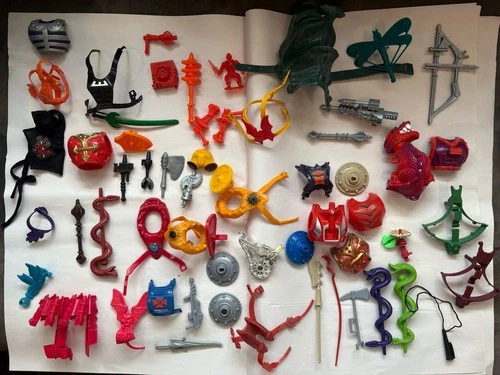 Vintage Masters of the universe he-man figure Accessory Accessories Lot 80’s