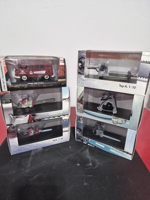 Ultimate Stihl Toy, 6 x 1:12 Chainsaws, 1 x 1:43 VW Bus, Miniature Replicas, WOW