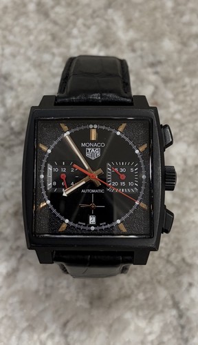Tag Heuer Monaco Dark Lord; Pre-Owned; CBL2180.FC6497; No Box