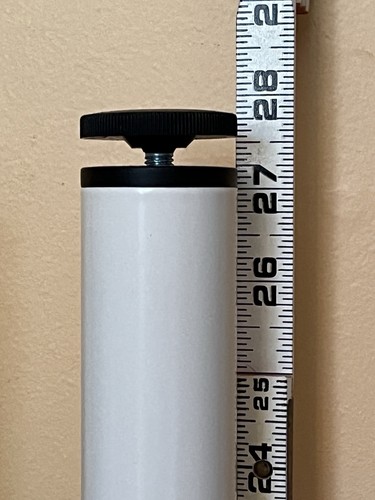 2 Ikea Vika Adils Tischbeine rund weiß Metall Schreibtisch Esszimmer Montagematerial - Bild 3 von 8