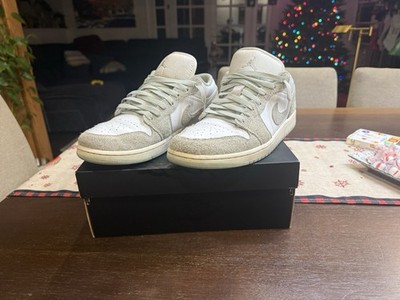 Green Suede Air Jordan 1 Low