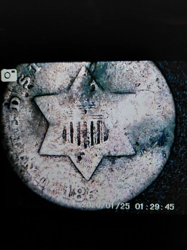 Three Cent Silver coin from a recent eBay sale