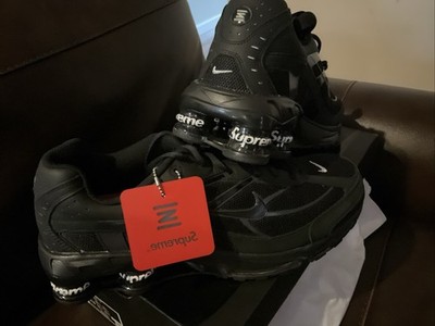 Size 13 - Supreme x Nike Shox Ride 2 Black Brand New Rare 2022 Stock X Verified