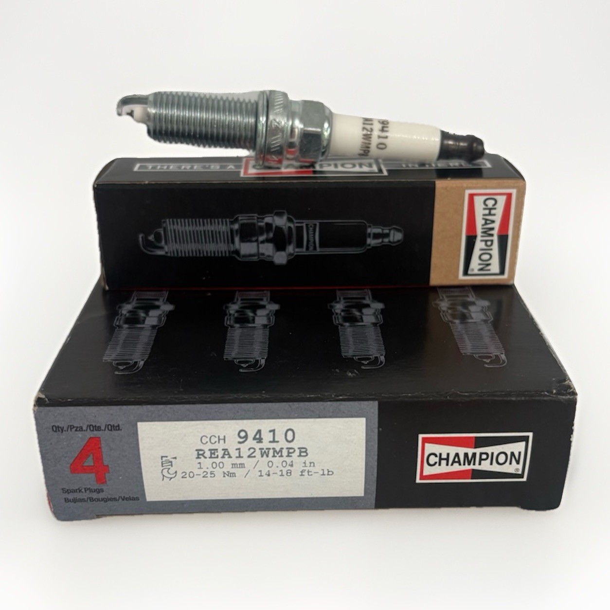4-Pack Champion 9410 REA12WMPB Iridium Spark Plugs for Lexus/Toyota/Nissan