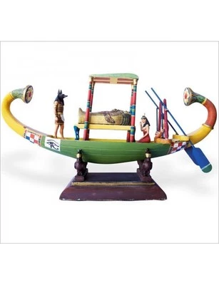 Barque funéraire Khéops Égypte figurines plomb pharaon échelle 1:32 DelPrado