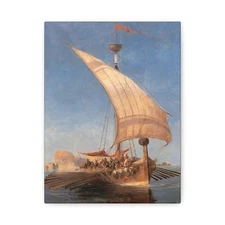 Konstantinos Volanakis (1837-1907) Argo - Canvas Wall Art