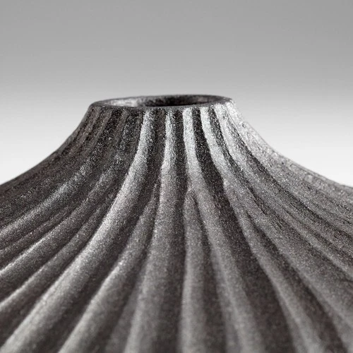 Cyan lighting - Allium - small Vase - 10 Inches Wide by 3.5 Inches High - Picture 2 of 2