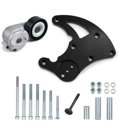 Black High Mount AC Air Compressor Bracket for Vortec Truck LQ R4 LS1 LS2 LS3 LS