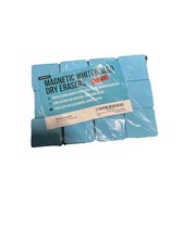 Premium Magnetic Whiteboard Dry Erasers 12-Pack 2  x 2  Erasers - Brand New