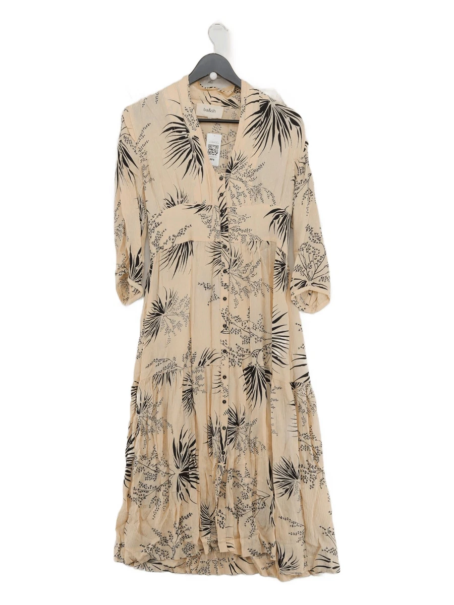 linen balloon sleeve mini dress Palmira Handcrafted Linen Mini Dress