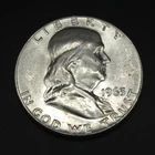 1963-D Franklin Half Dollar GEM BU Uncirculated 90% Silver Brilliant Mint Luster