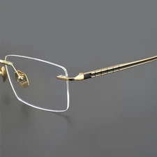 Titanium Business Reading Glasses Rimless Men Readers Ultralight Eyeglass frames