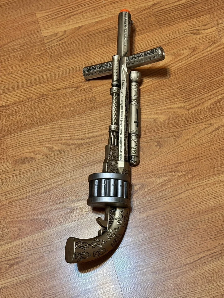 Holy Shotgun Constantine Foam Gun Toys 1:1 Full Size Cosplay Full Size 28”x9.5” - Image 3 of 4