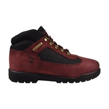 Timberland Big Kids' Field Boot Burgundy Nubuck TB0A63T3