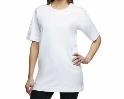 Denim & Co. Essentials Cotton Jersey Oversized Scoop Neck Tee