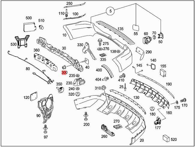 Genuine MERCEDES V251 W164 W251 X164 MPV SUV Multiple Nut 