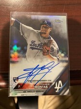 2016 Frankie Montas Topps Chrome Refractor #’d /499 Rookie RC Auto MINT