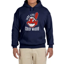 Long live Chief Wahoo Cleveland Indians Hooded sweatshirt