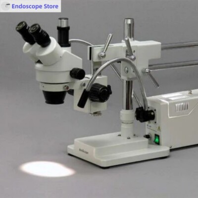 Single Dual Gooseneck Fiber Optic Attachment For Microscope Illuminators Φ8mm