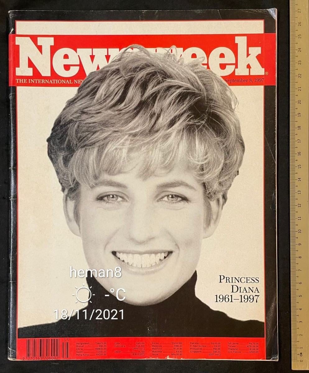 1997 Newsweek Magazine special issue on Princess Diana
