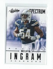 2012 Absolute Spectrum Black #166 Melvin Ingram Rookie Chargers /25